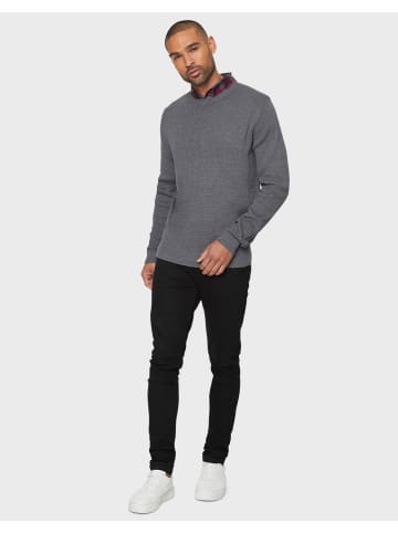 Threadbare Strickpullover Alexander in Charcoal Marl