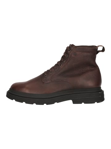 Clarks Boots Badbury High Waterproof in 5281 Brown Leather
