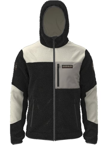 Napapijri Hoodie "Yupik Fzh 3" in Schwarz