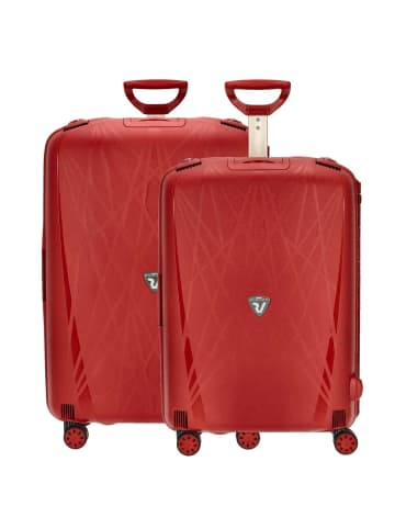 Roncato Light - 4-Rollen-Trolley Set 2tlg. M/L (navy) in rosso