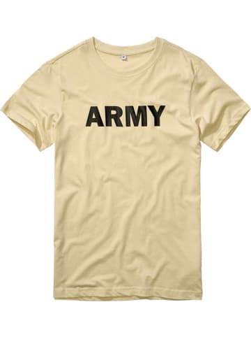 Brandit T-Shirt "Army T-Shirt" in Beige