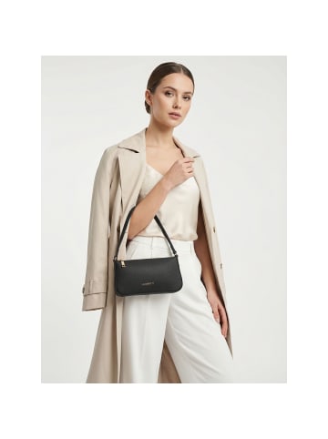 Lazarotti Bologna Leather Pochette Schultertasche Leder 22 cm black
