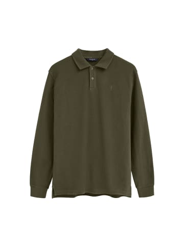 Polo Club Poloshirt MAN RIGBY GO PARKER POLO LS IO LONG SLEEVE LOOSE FIT in MILITÄRGRÜN