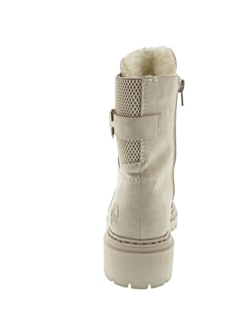 rieker Schnürstiefel Beige