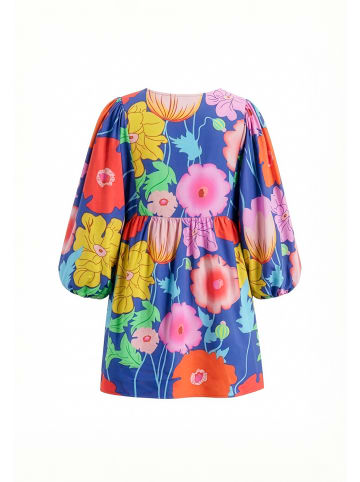 Joella Women Plus Size Dress in BLUE