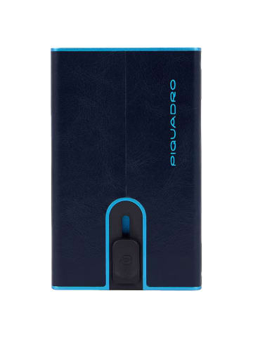 Piquadro Blue Square - Kreditkartenetui 11cc 10 cm RFID in night blue