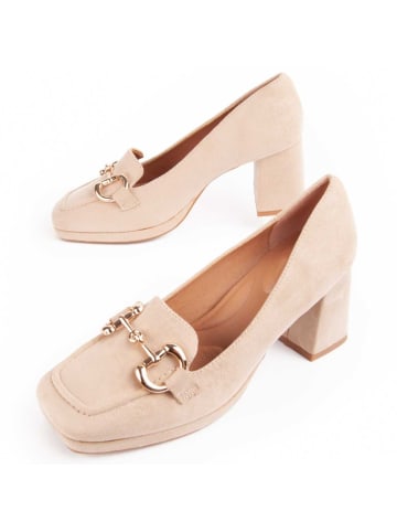 Montevita Pumps Schuh mit Absatz Nussia4 in Beige