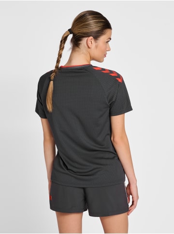 Hummel T-Shirt Raglanärmel Hmlpro Damen in FORGED IRON/QUIET SHADE