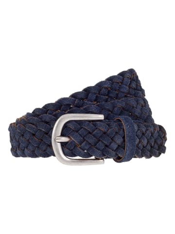 Vanzetti Gürtel Leder navy