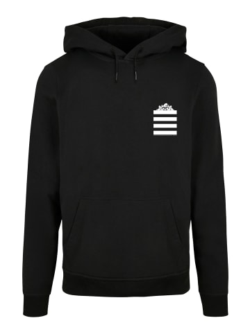 F4NT4STIC Basic Hoodie Looney Tunes Taz Stripes Faux Pocket in schwarz