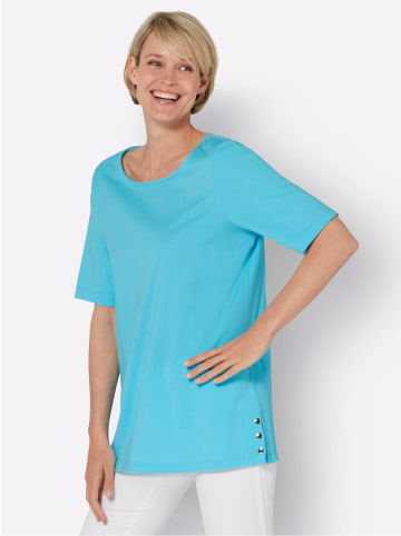 Sieh an! Kurzarmshirt in aqua