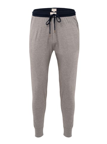 Phil & Co. Berlin  Pyjama Long in gestreift-grau