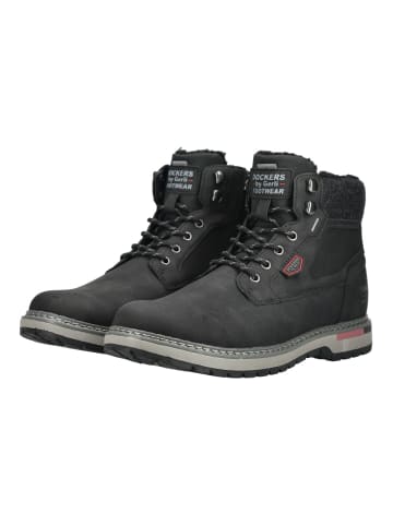 DOCKERS Stiefelette in Schwarz