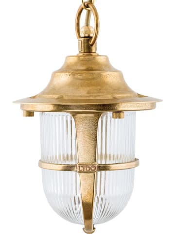 Licht-Erlebnisse Außen Pendelleuchte (B)16 x (L)23 cm in MessingMessing