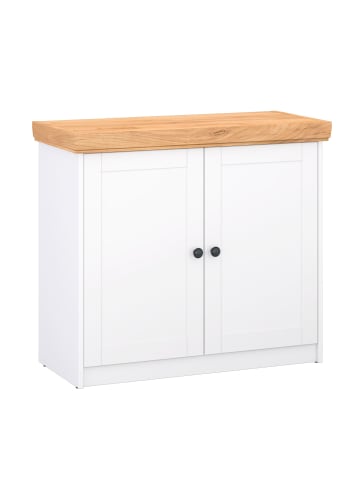 Homestyle4u Kommode 93x82x42 in Weiß