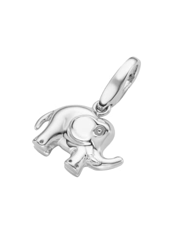 Giorgio Martello Milano Charm Elefant Mit Clipöse in Silber