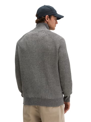 Marc O'Polo Stehkragen-Strickjacke regular in Medium Grey