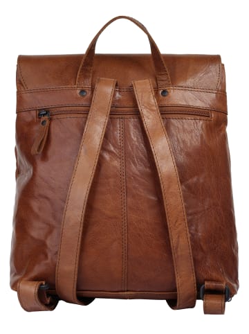 SPIKES & SPARROW Rucksack in cognac