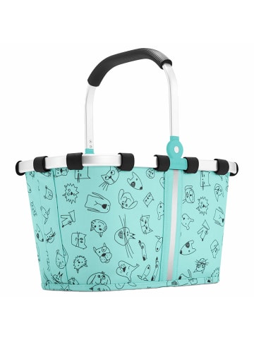 Reisenthel carrybag xs - Einkaufskorb 21 cm (frame raffia black) in mint