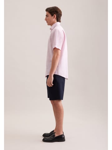Seidensticker Leinenhemd Regular in Rosa