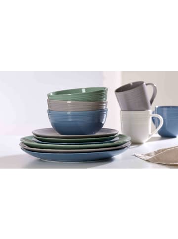 Ritzenhoff & Breker 6er Set Kaffeetassen mit Untertassen Levi 220 ml in Grün