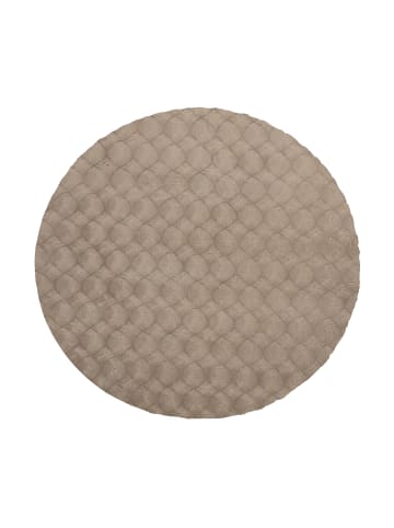 Kayoom Teppich Royal in taupe - rund