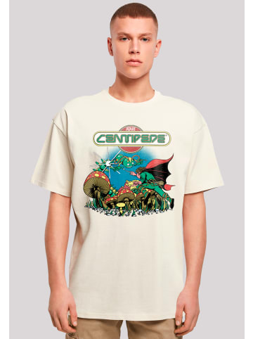 F4NT4STIC Oversize T-Shirt Centipede Atari Retro Gaming in sand