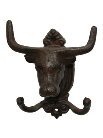 AltoBelli Wandhaken TORO Metall Rost Braun lackiert 16x12 cm