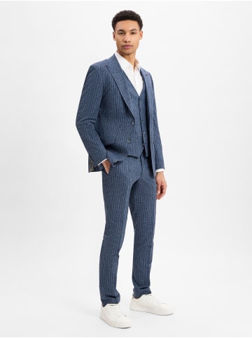 Roy Robson Hose in blau ecru - 0001