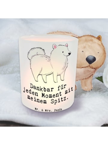Mr. & Mrs. Panda Kerzenbehälter Spitz Moment mit Spruch in Transparent