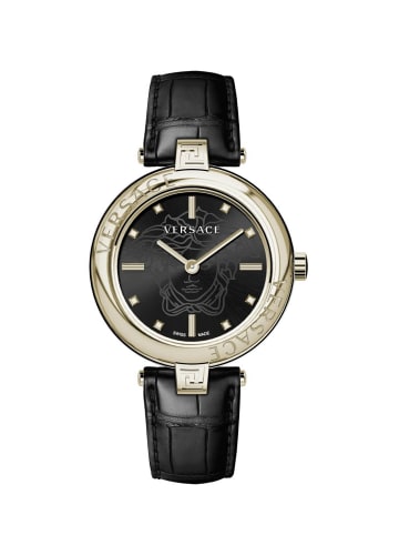Versace Armbanduhr NEW LADY silberfarben in schwarz