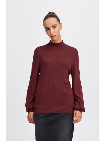 ICHI Strickpullover IHMAFA TURTLE LS 20107646 eleganter Pullover in Rot