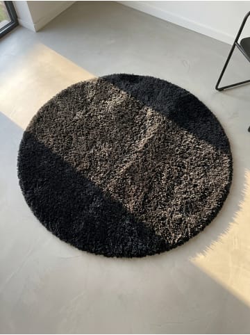 KADIMA DESIGN Teppich Hochflor Shaggy Waschbar Einfarbig SALZACH Strapazierfähig in Anthrazit
