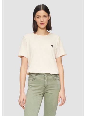 s.Oliver T-Shirt kurzarm in Beige