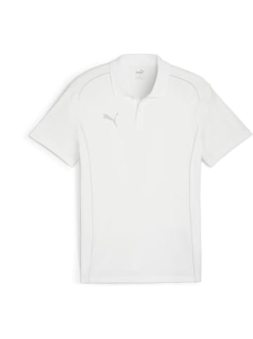 Puma Polo "TeamFinal CasuaLongsleeve Polo" in Weiß