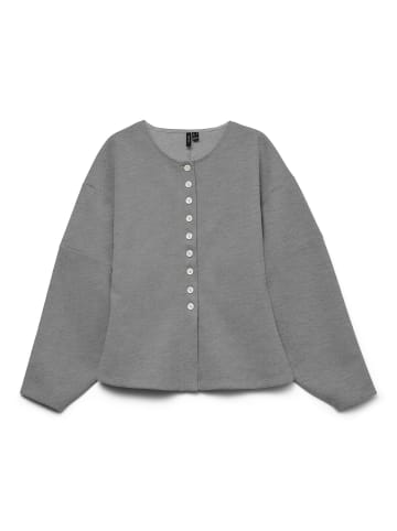 Vero Moda Strickjacke in Medium Grey Melange