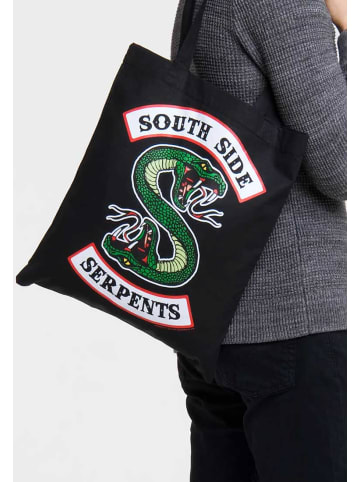 Logoshirt Stofftasche Riverdale South Side Serpent in schwarz