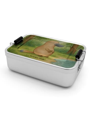 Mr. & Mrs. Panda Lunchbox Schnabeltier Mut Design ohne Spruch in Weiß
