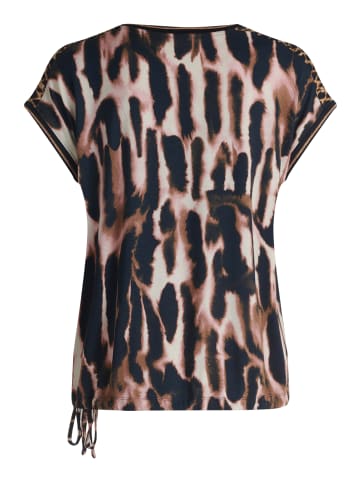 Betty Barclay Printshirt mit Tunnelzug in Dark Blue/Rosé