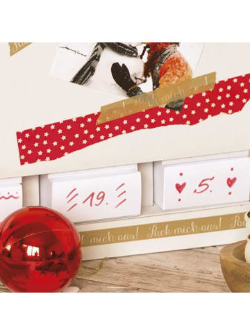 ROTH DIY-Adventskalender Rohling Weihnachtshaus zum selbst gestalten