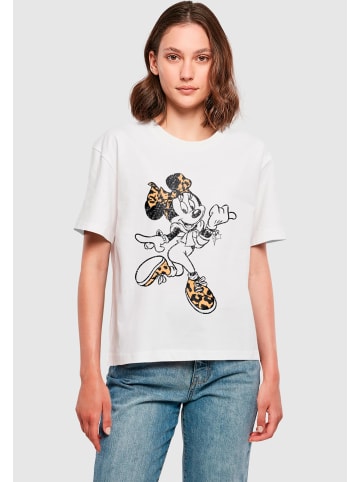 Merchcode Merchcode Minnie Mouse Leo Tee in white