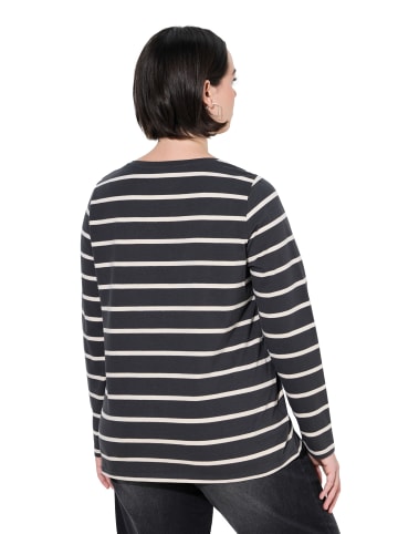 Ulla Popken Shirt in schwarzgrau