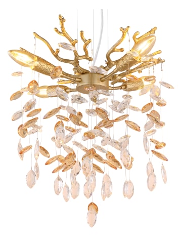 Globo lighting Luster "QUEENA" in gold