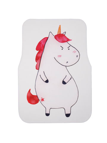 Mr. & Mrs. Panda Automatte Einhorn Wut ohne Spruch in Weiß