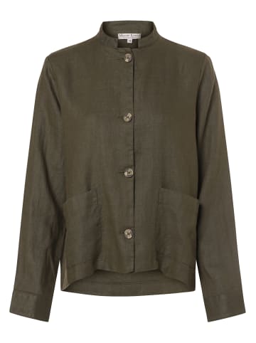 Marie Lund Leinenbluse Emma in khaki