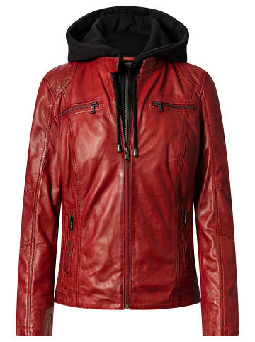 CBL Damen Lederjacke in rot