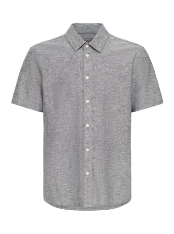 BLEND Leinenhemd BHAban in Dunkelblau