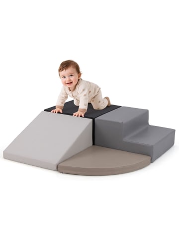 COSTWAY 4 TLG. Schaumstoffbausteine in Taupe