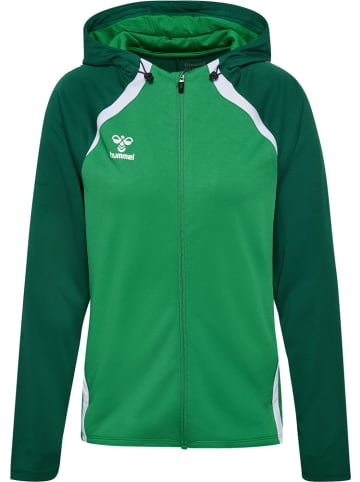 Hummel Hoodie "Lead 2.0 Zip Hoodie" in Grün