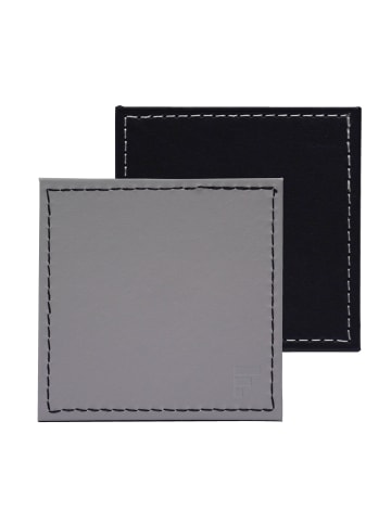 FREEFORM FREEFORM | Untersetzer, DUO, grau/schwarz, 10 x 10